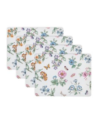 Butterfly Meadow Cork Mat, Set of 4