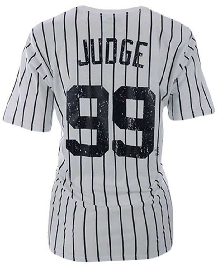 Youth New York Yankees Aaron Judge White Player Replica Jersey