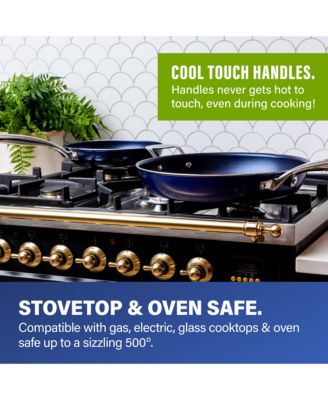 15-Piece Ultra-Durable Non-Stick Diamond Infused Cookware and Bakeware Set