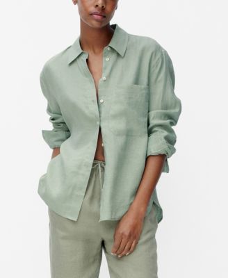 women's linen shirts sale