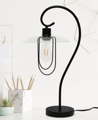 Modern Metal Scroll Table Lamp