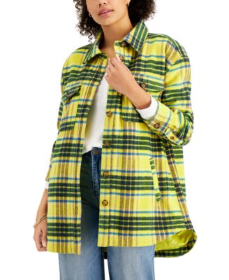 macys yellow coat