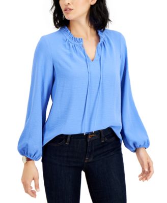 macys womens peasant tops