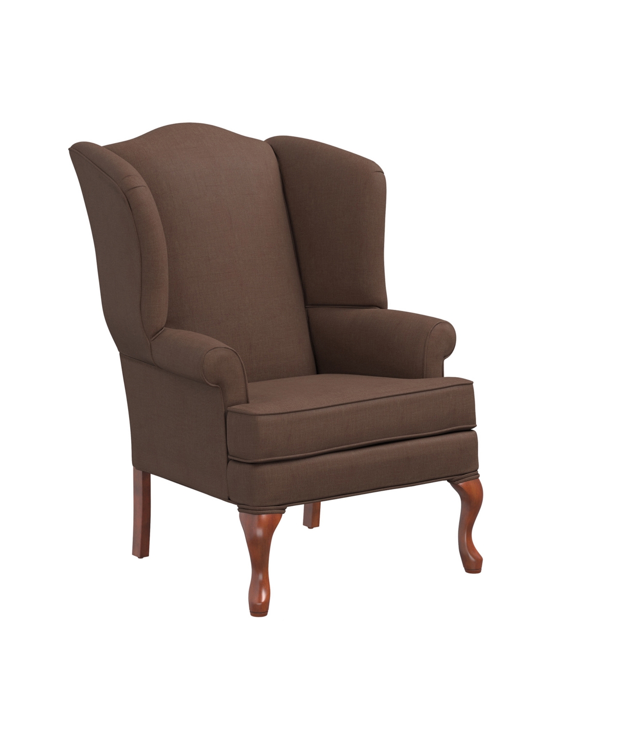 Comfort Pointe Erin Wing Back Chair In Brown