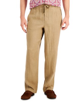 Club Room - Men's Linen Pants, Created for Macy's