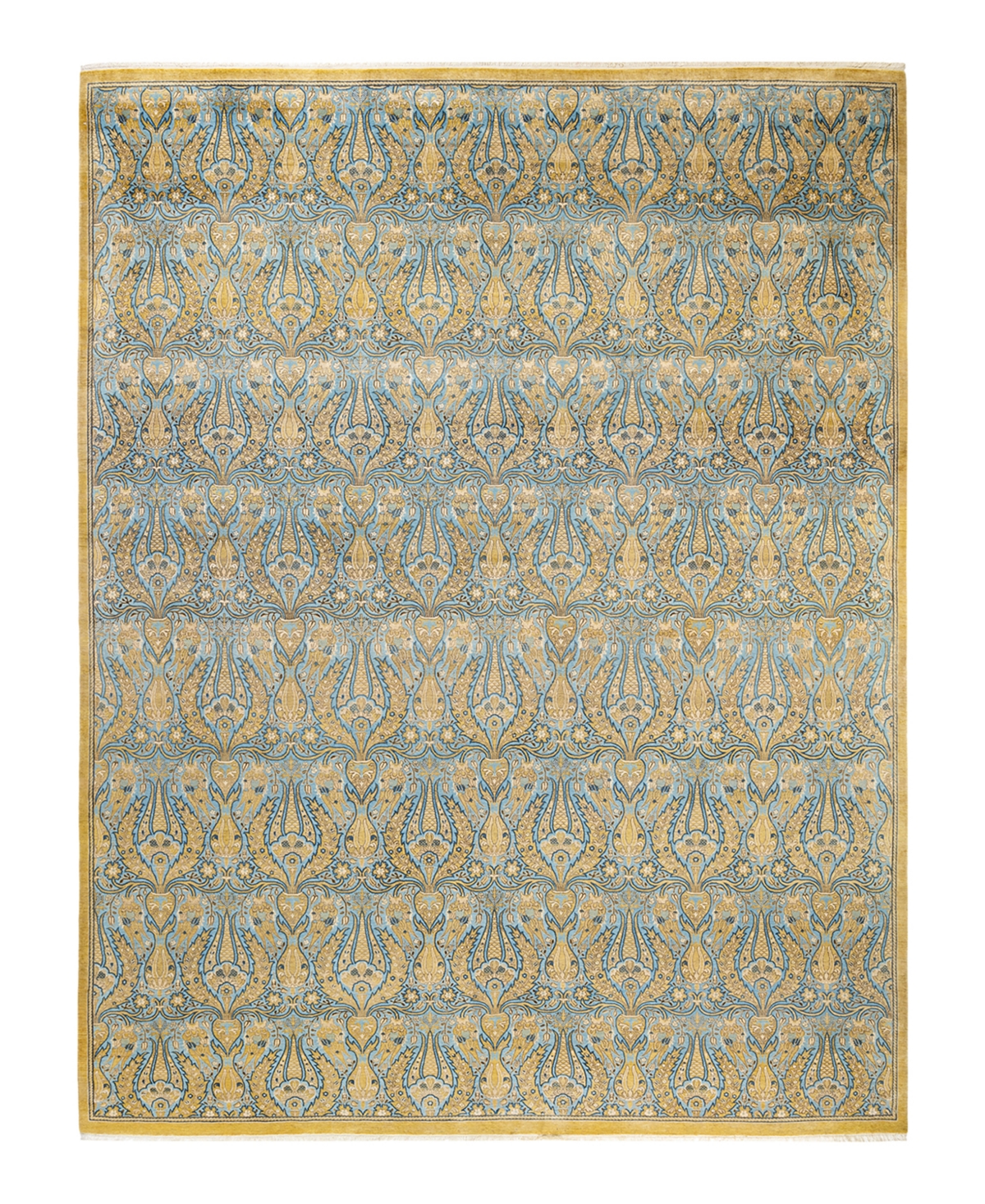 Adorn Hand Woven Rugs Mogul M1749 9'2" X 12'1" Area Rug In Blue