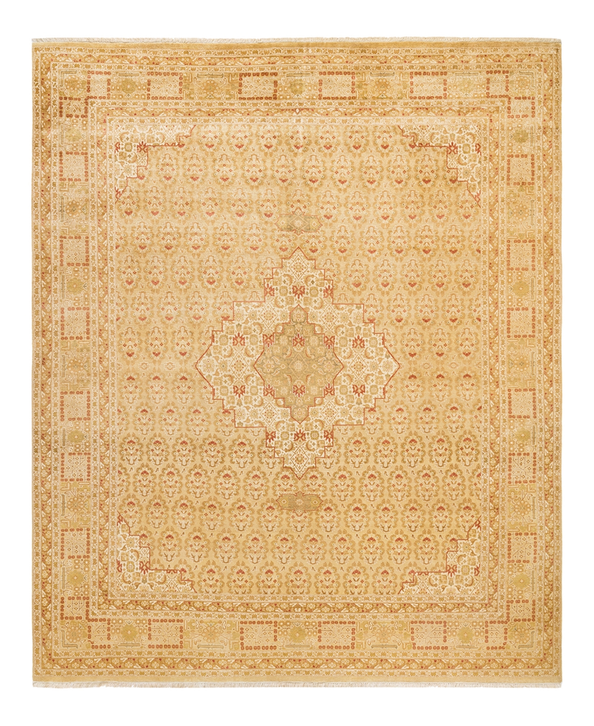 Closeout! Adorn Hand Woven Rugs Mogul M1462 8' x 9'10in Area Rug - Yellow