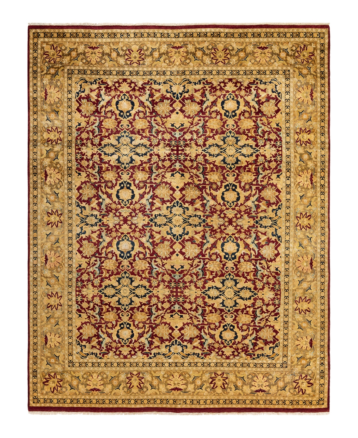Closeout! Adorn Hand Woven Rugs Mogul M1462 7'10in x 10'1in Area Rug - Red