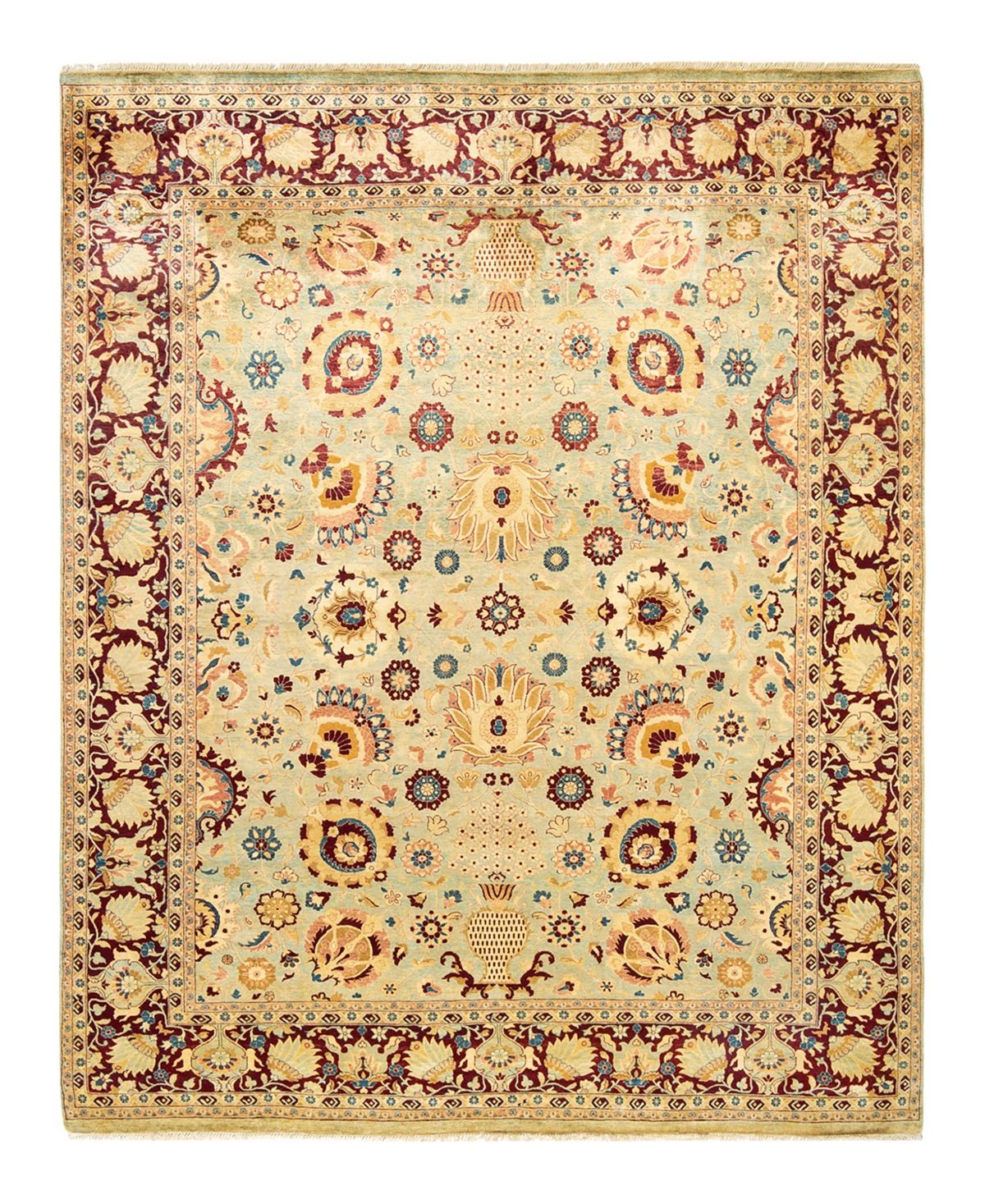 Closeout! Adorn Hand Woven Rugs Mogul M1462 8'1in x 9'10in Area Rug - Mist