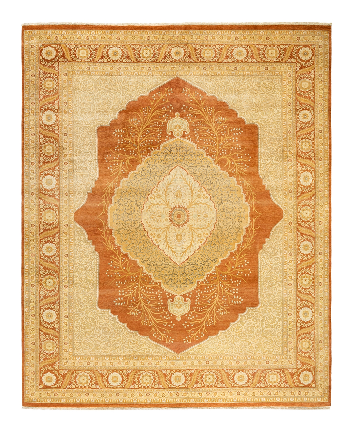 Closeout! Adorn Hand Woven Rugs Mogul M1440 8'3in x 10'3in Area Rug - Brown