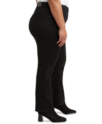 Trendy Plus Size 724 High-Rise Straight-Leg Jeans