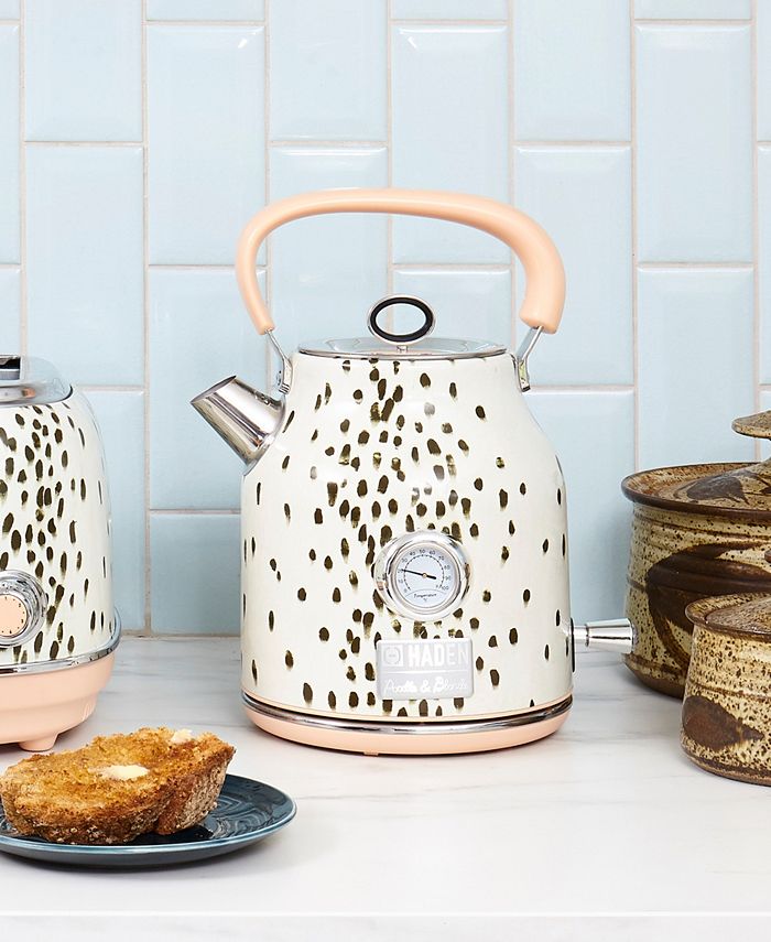 Haden Margate Poodle and Blonde 1.7 L 7 Cup Cordless, Electric Kettle