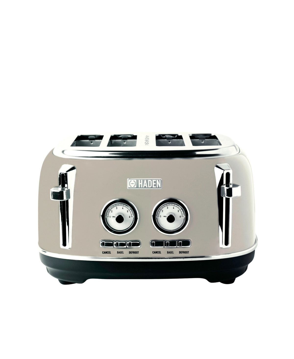 Haden Dorset 4-slice Wide Slot Toaster In Brown