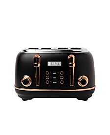 Heritage 4-Slice Toaster with Browning Control, Cancel, Bagel and Defrost Settings - 75042