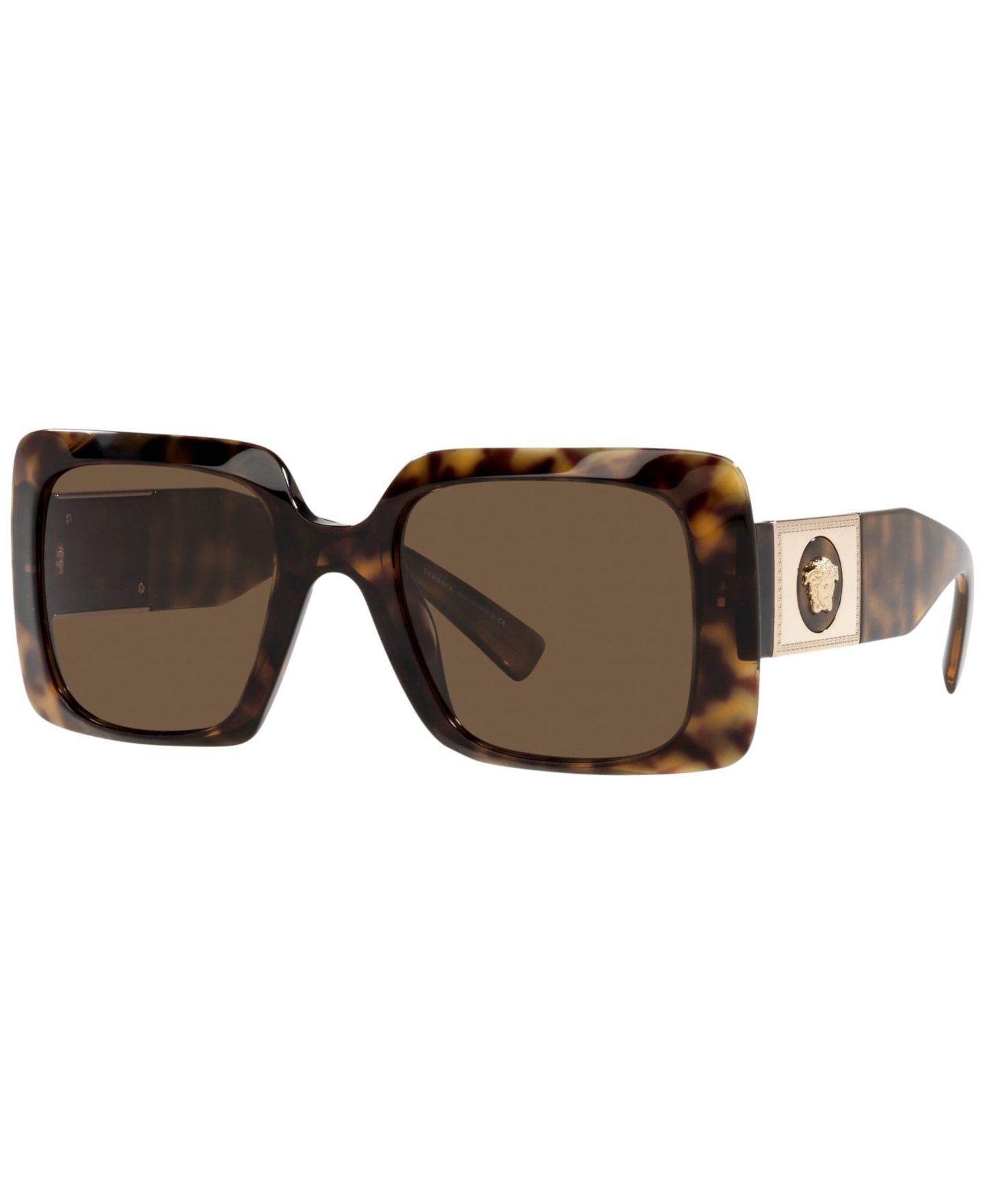 Женские солнцезащитные очки Versace Sunglasses, VE4405 54, цвет: Черепаховый — фото 1