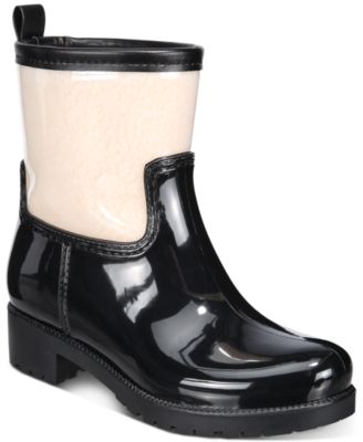 macy's ladies rain boots