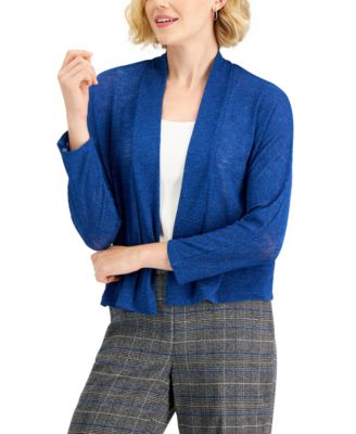 Kasper - Dolman-Sleeve Open-Front Cardigan