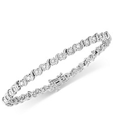 Diamond Bracelet (1/2 ct. t.w.) in Sterling Silver