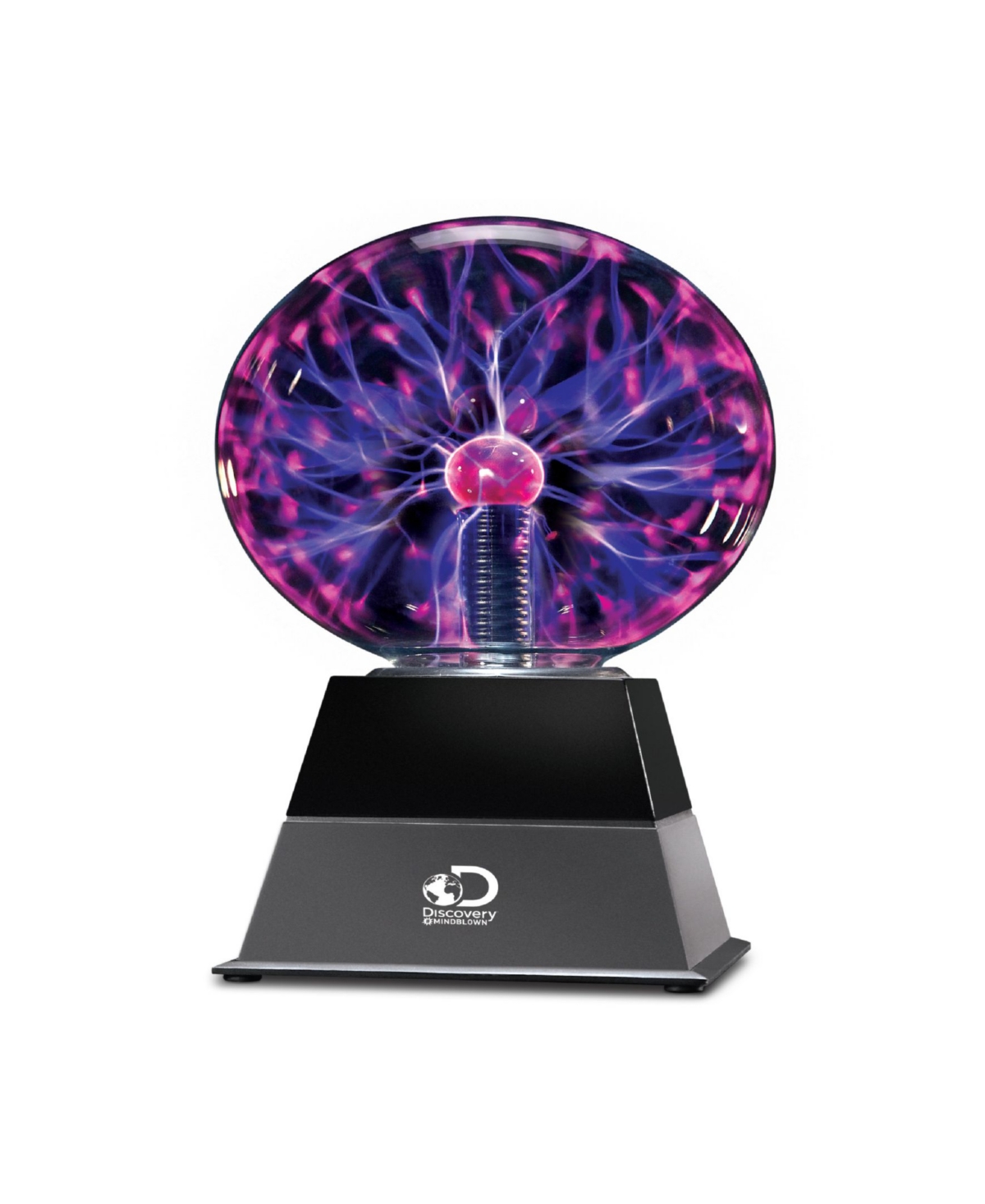 Discovery Mindblown Kids' Plasma Globe, Interactive Display Of Electricity In Black