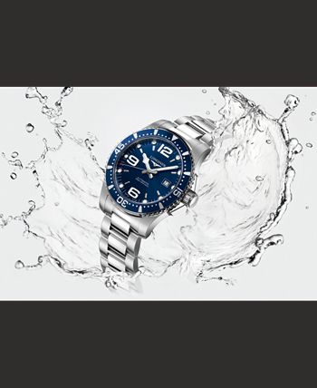 Longines - Men's Swiss Automatic HydroConquest Stainless Steel Bracelet Watch 41mm