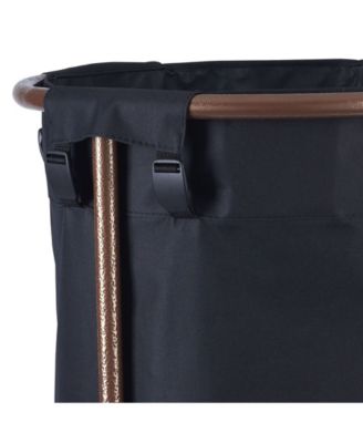 Round Laundry Basket with Wheels