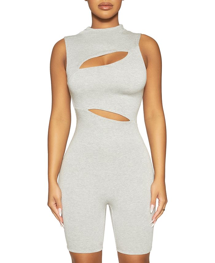 Naked Wardrobe The NW Front Cutout Bodysuit - Macy's