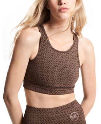 Michael Kors - Reversible Printed Low-Impact Sports Bra