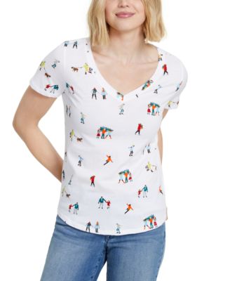 Style & Co - Cotton Printed Top