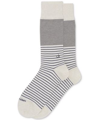 Men's Striped Dress Crew Socks