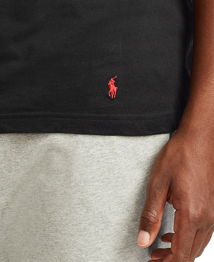 Polo Ralph Lauren Men's Big and Tall Crewneck Undershirts 3Pack Macy's