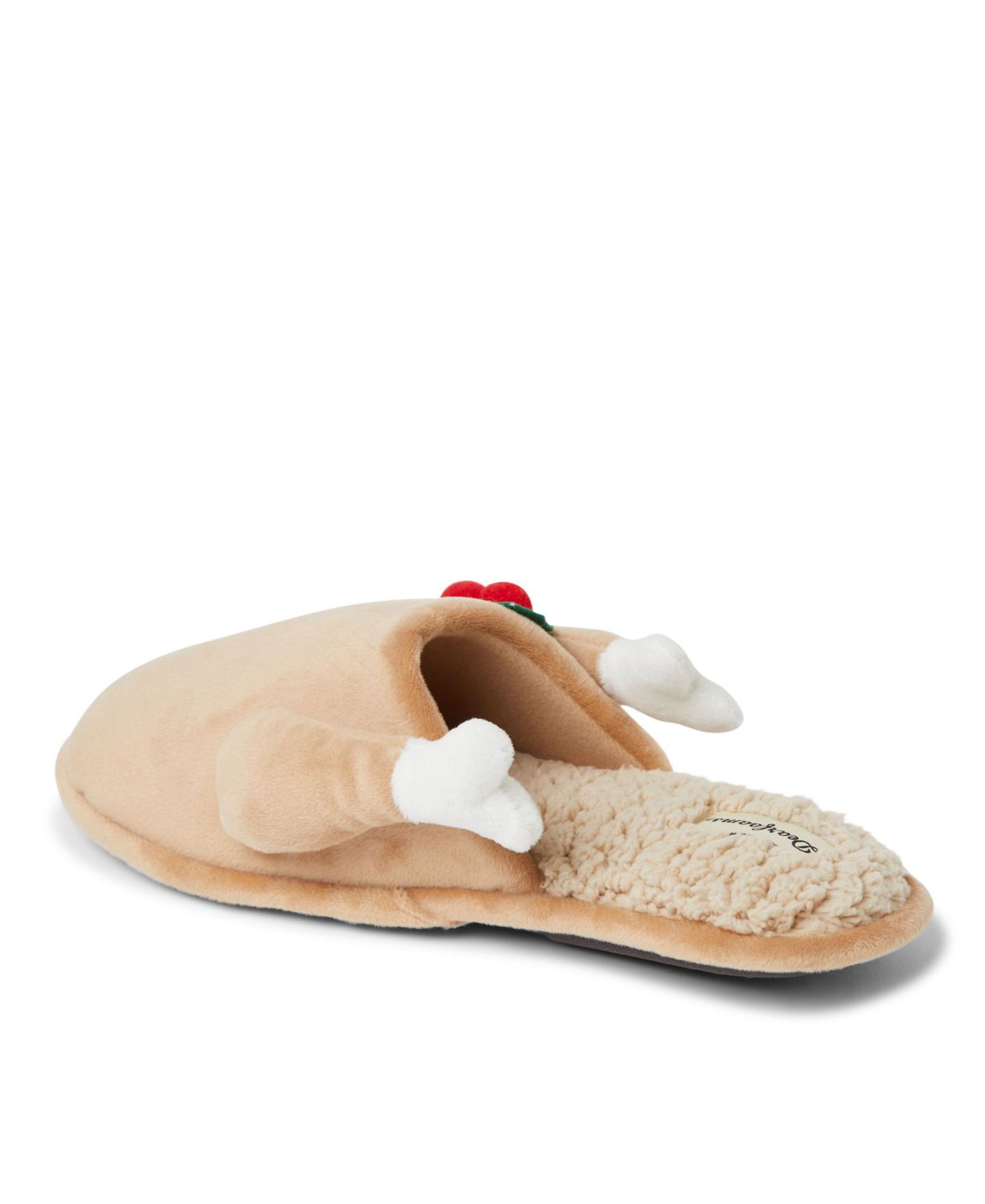 Мужские тапочки Dearfoams Carson Holiday Thanksgiving Turkey Scuff Slipper, цвет: Виски — фото 8