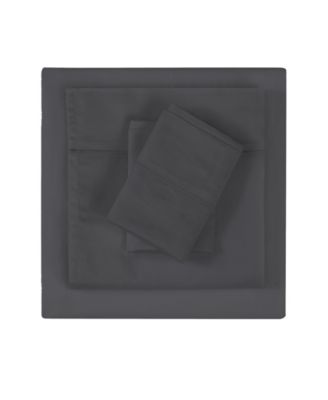 300 Thread Count Cotton Sateen 3-Pc. Sheet Set, Queen