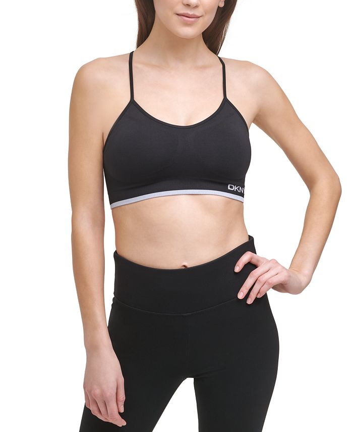 DKNY Women's Seamless LowImpact Sports Bra Macy's