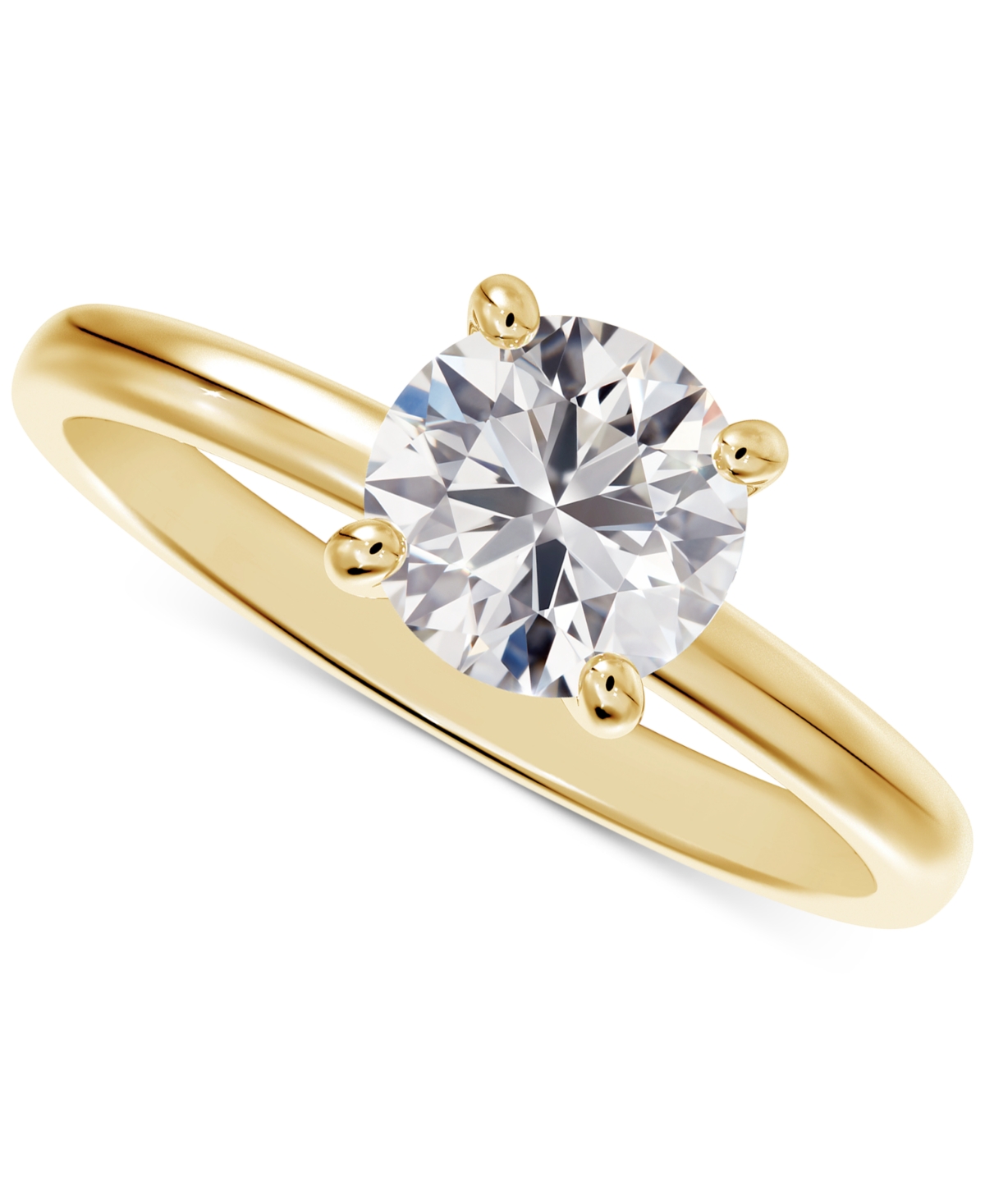De Beers Forevermark Portfolio by De Beers Forevermark Diamond Round-Cut Solitaire Engagement Ring (5/8 ct. t.w.)