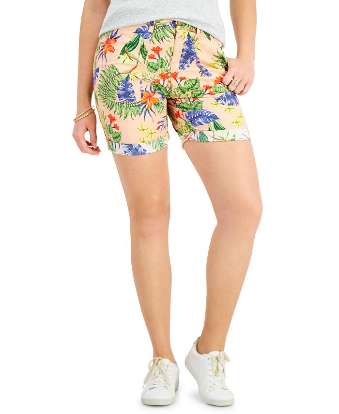 Style & Co Roll-Tab Bermuda Shorts, Created for Macy's - Macy's