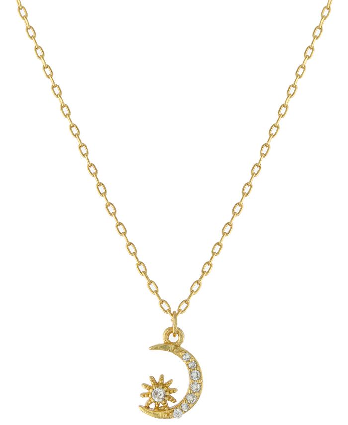 Macy's moon and star sales necklace