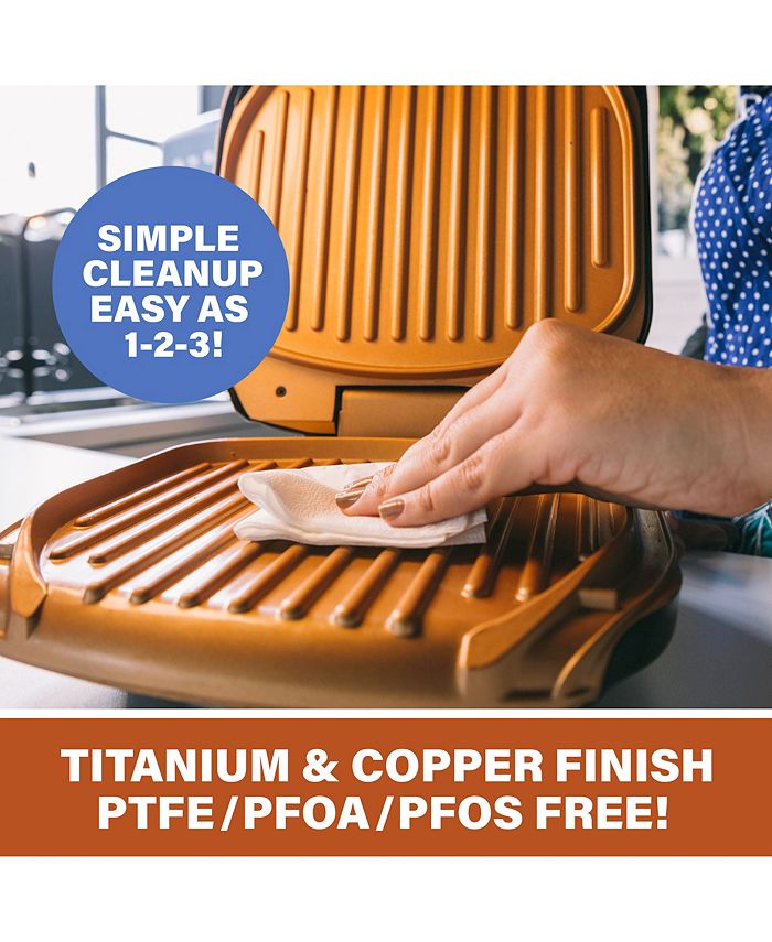 Gotham Steel NonStick TiCeramic Low Fat Indoor Grill Macy's