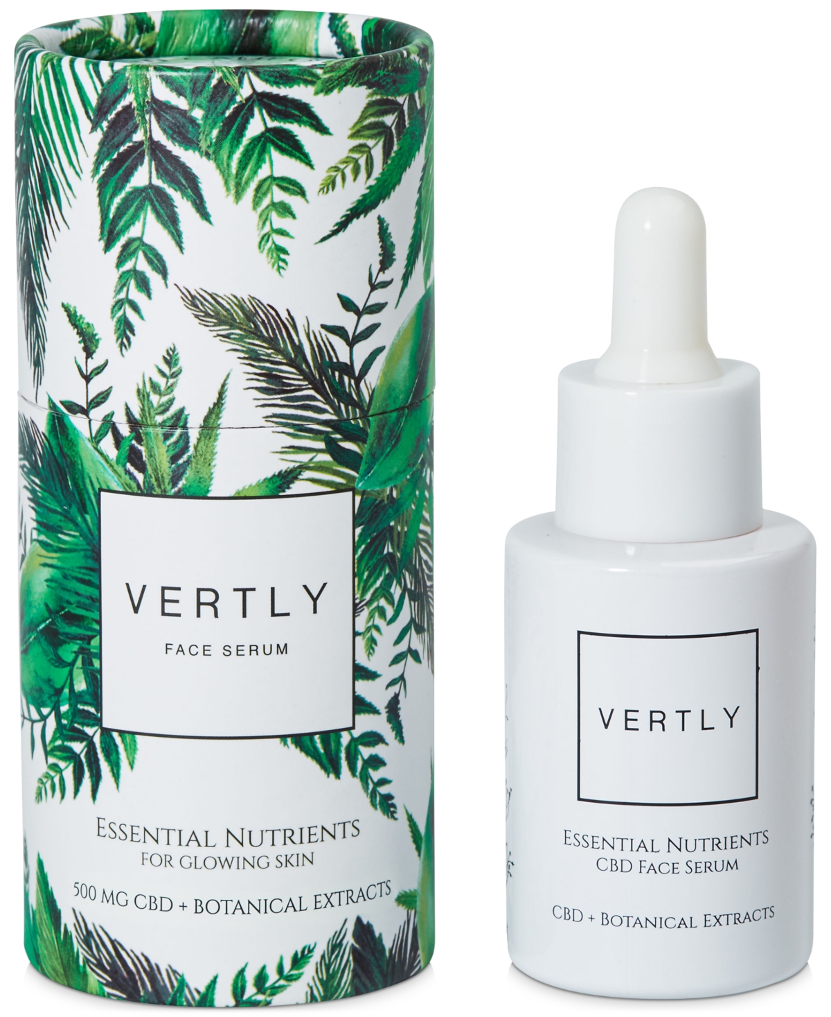 Vertly Cbd-Infused Essential Nutrients Face Serum For Glowing Skin