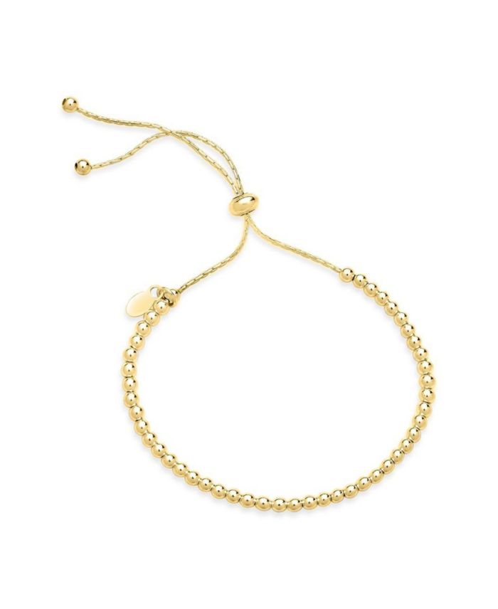 Sterling Forever Women's Beaded Slider Bracelet
