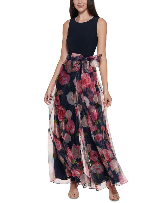 Eliza j floral jumpsuit hot sale