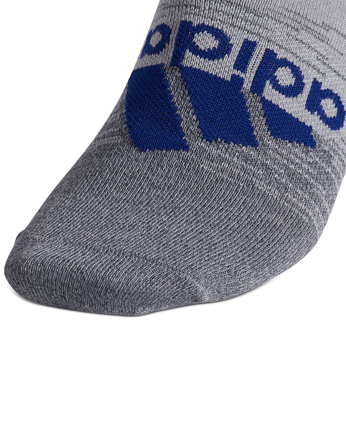 adidas Men's 6Pack Superlite Badge Of Sport NoShow Socks & Re