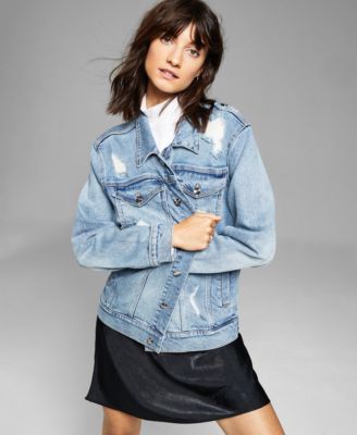 black denim jacket macys