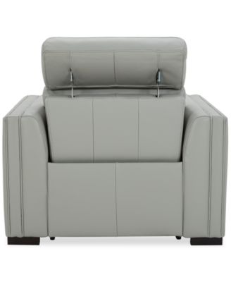 CLOSEOUT! Jenneth 41" Leather Recliner