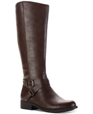 Style & Co Marliee Wide-Calf Riding Boots, Created for Macy's - Macy's