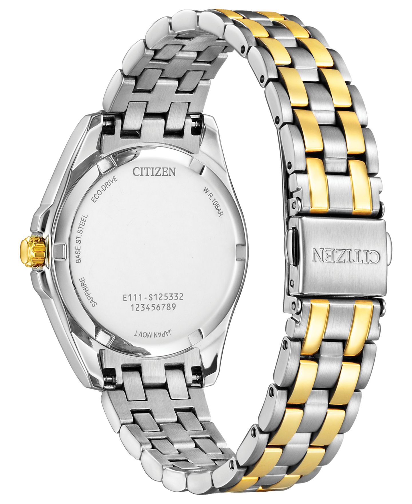 Женские часы Citizen Eco-Drive Corso Two-Tone Stainless Steel Bracelet Watch 33mm — фото 3