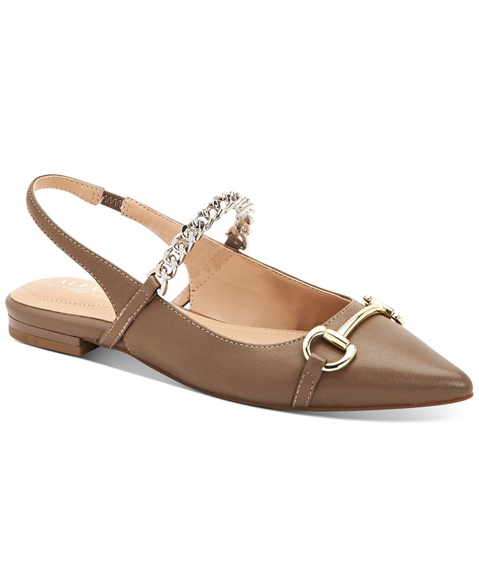 Alfani Step N Flex Women s Raquele Embellished Slingback Flats