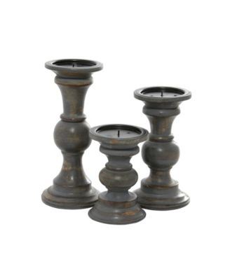 Country Cottage Candle Holder, Set of 3