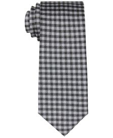 Men's Slim Gingham Check Tie