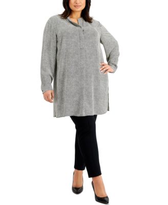 semi formal tops plus size