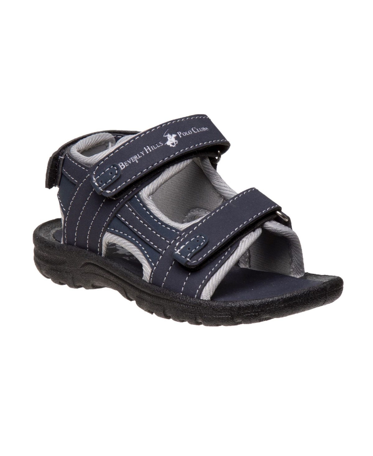 Beverly Hills Polo Club Big Boys Summer Sports Outdoor Sandals In Navy